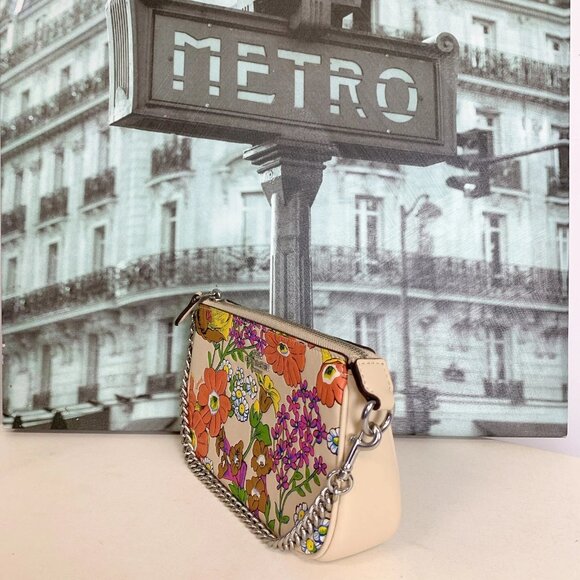 COACH CR365 NOLITA 19 WITH FLORAL PRINT IN IVORY MULTI - Picture 5 of 9